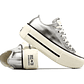 Zapatillas Converse Chuck Taylor Lift Double Stack Mujer Plata - Miniatura 5
