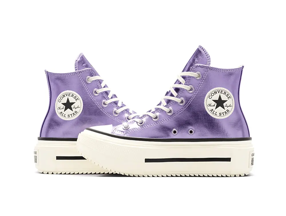Zapatillas Converse Chuck Taylor Lift Double Stack Mujer Lila 5