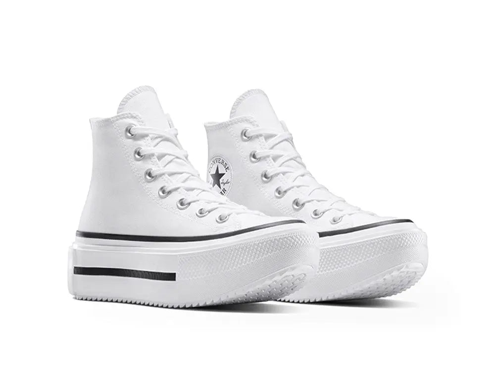 Zapatillas Converse Chuck Taylor Lift Double Stack Mujer Blanco 4