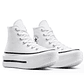 Zapatillas Converse Chuck Taylor Lift Double Stack Mujer Blanco - Miniatura 4