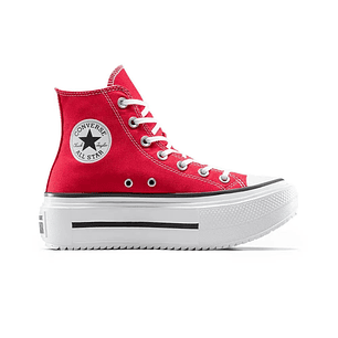 Zapatillas Converse Chuck Taylor Lift Double Stack Mujer Rojo