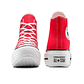 Zapatillas Converse Chuck Taylor Lift Double Stack Mujer Rojo - Miniatura 5