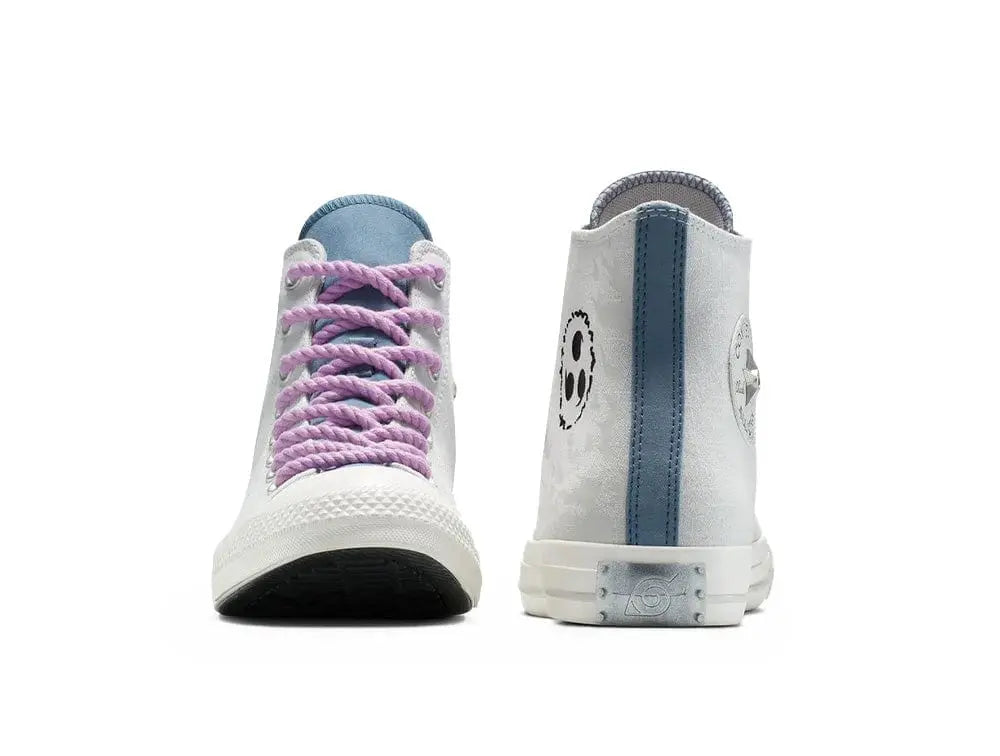 Zapatillas Converse Naruto Chuck Taylor Hi (Sasuke) Unisex Gris 5