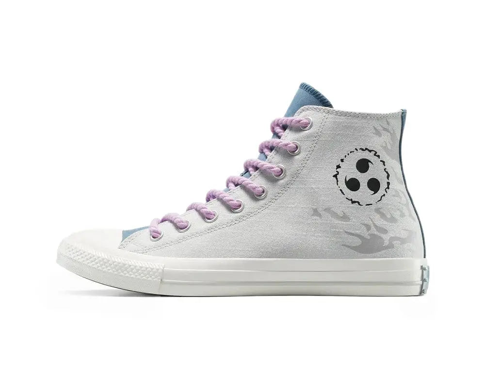 Zapatillas Converse Naruto Chuck Taylor Hi (Sasuke) Unisex Gris 8