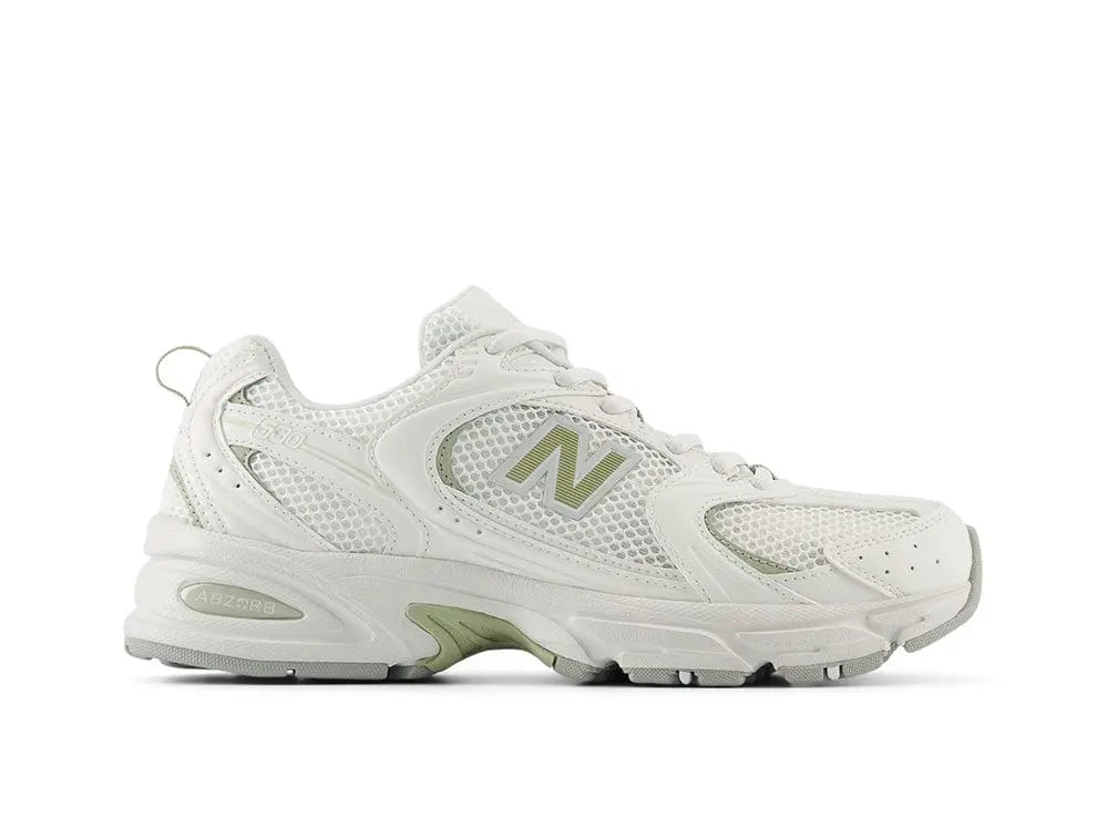 Zapatilla New Balance 530 Mujer Blanco Verde 1