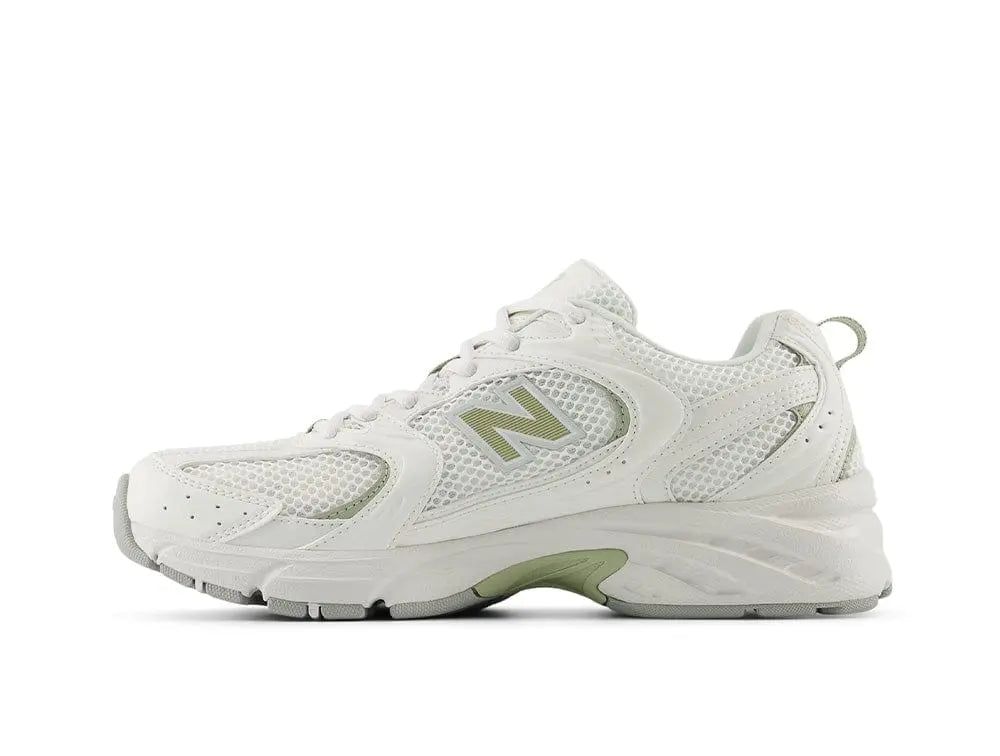 Zapatilla New Balance 530 Mujer Blanco Verde 2