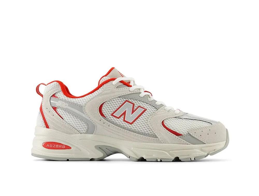 Zapatilla New Balance 530 Unisex Beige Red 1