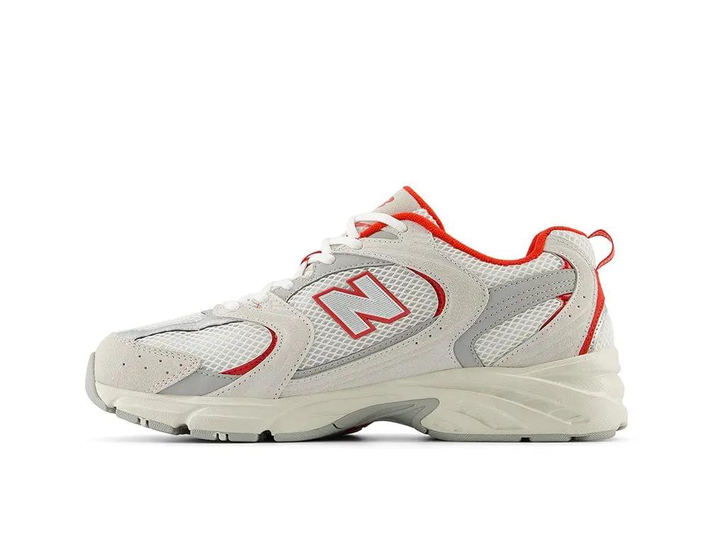Zapatilla New Balance 530 Unisex Beige Red 2