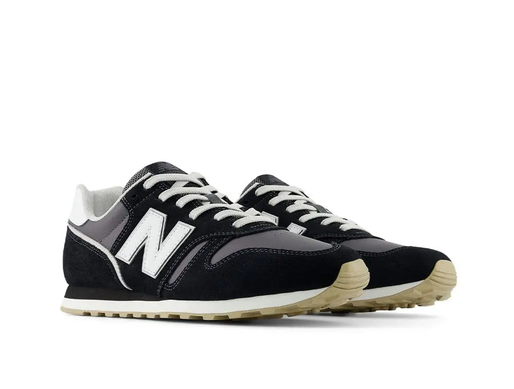 Zapatilla New Balance 373 Hombre Negro - Blanco - Gris 3