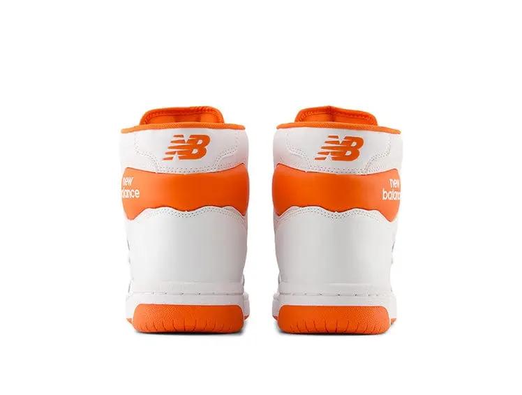 Zapatilla New Balance 480 Hombre Blanco Naranjo 4
