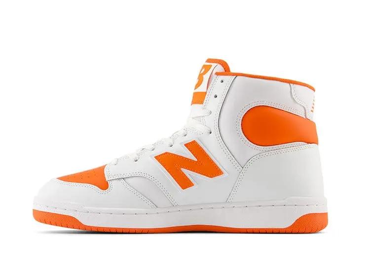 Zapatilla New Balance 480 Hombre Blanco Naranjo 5