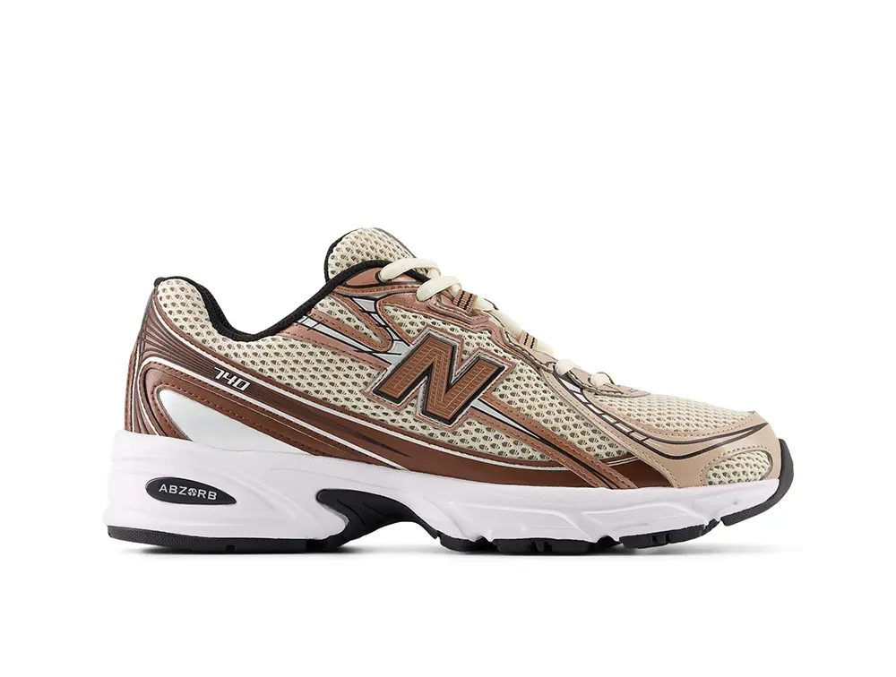 Zapatillas New Balance 740 Mujer Cafe 1