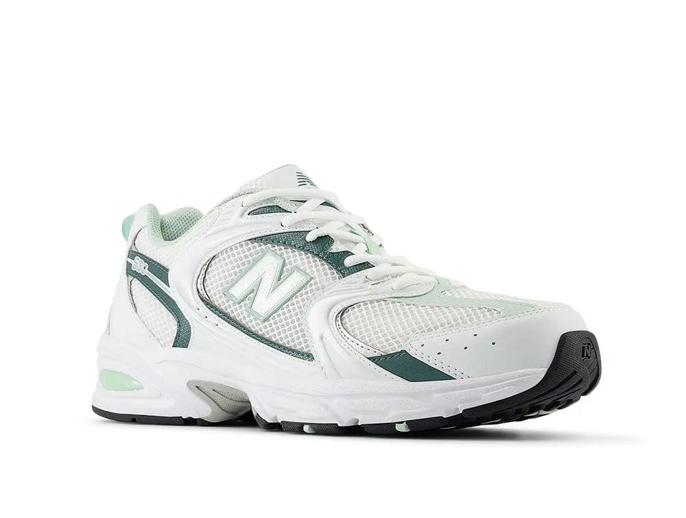 Zapatilla New Balance 530 Unisex Blanco Mint 2