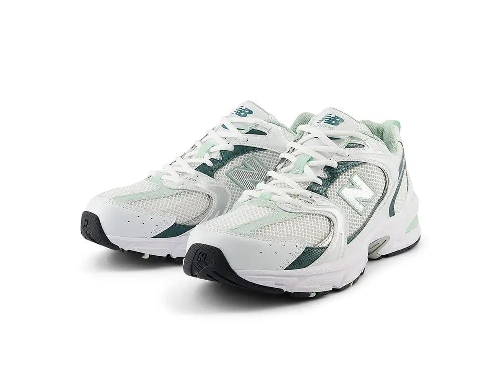 Zapatilla New Balance 530 Unisex Blanco Mint 3