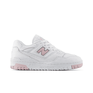 Zapatilla New Balance 550 Mujer Blanco Rosado