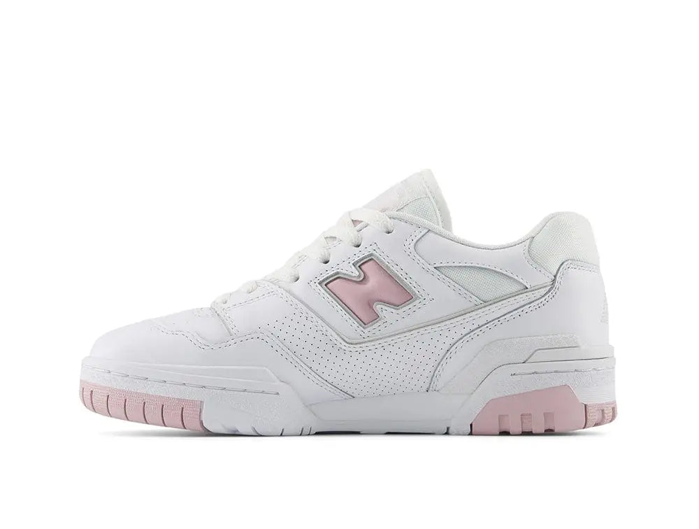 Zapatilla New Balance 550 Mujer Blanco Rosado 2