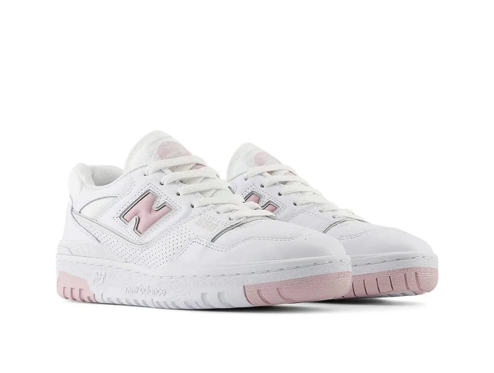 Zapatilla New Balance 550 Mujer Blanco Rosado 3