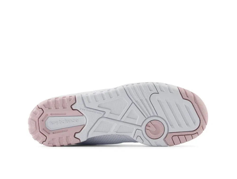 Zapatilla New Balance 550 Mujer Blanco Rosado 4