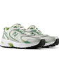Zapatilla New Balance 530 Unisex Blanco - Verde Claro - Miniatura 4