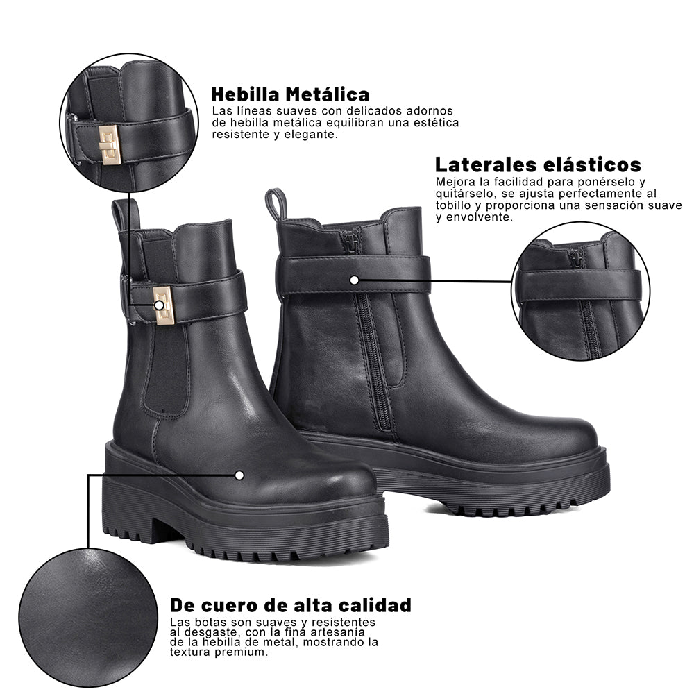 BOTINES MUJER PLATAFORMA WEIDE RQ81 3