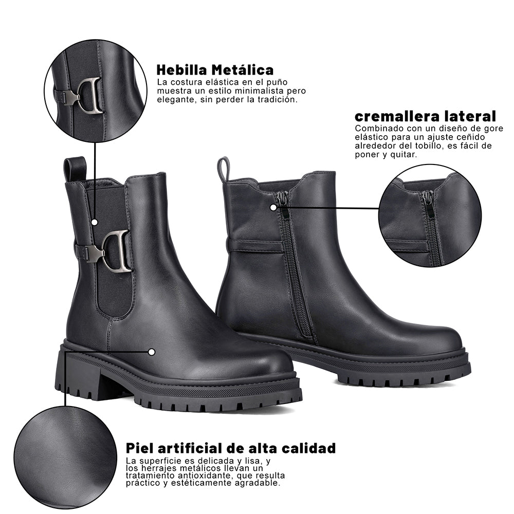 BOTINES MUJER PLATAFORMA WEIDE ZS60 3