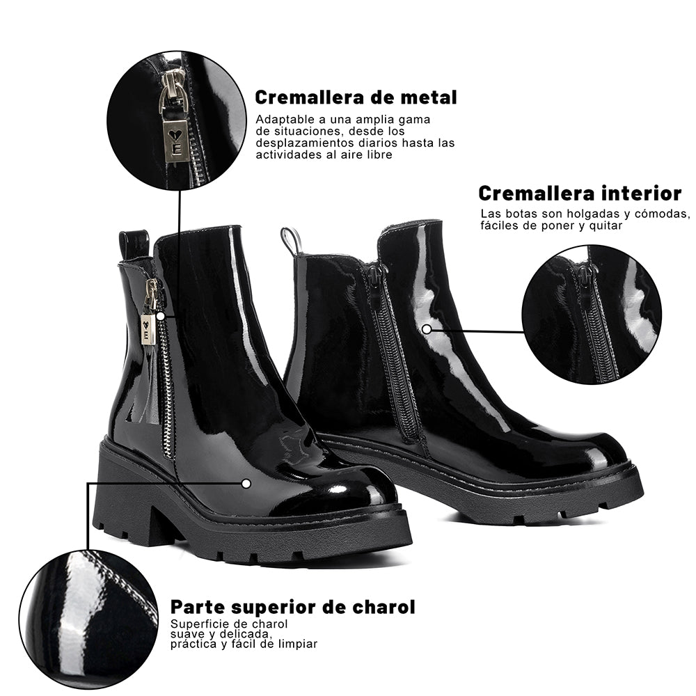 BOTINES MUJER PLATAFORMA WEIDE ZS65B 3