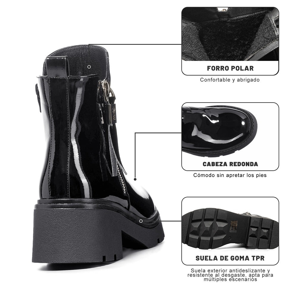 BOTINES MUJER PLATAFORMA WEIDE ZS65B 4