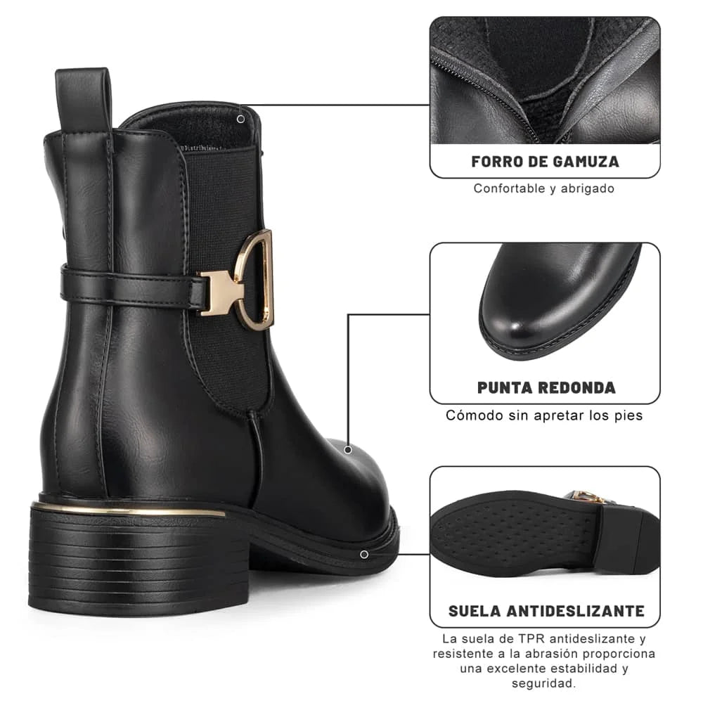 BOTINES MUJER TACO WEIDE QBM18 3