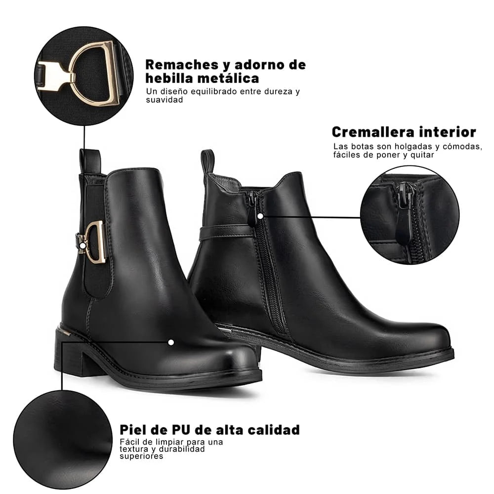 BOTINES MUJER TACO WEIDE QBM18 4