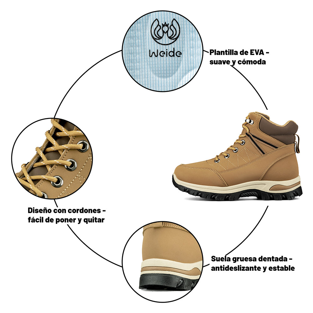 Botines Plataforma  Mujer Outdoor Weide TFA219 3