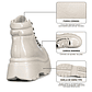 BOTINES PLATAFORMA MUJER BEIGE WEIDE DH56 - Miniatura 4