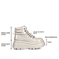 BOTINES PLATAFORMA MUJER BEIGE WEIDE DH56 - Miniatura 6
