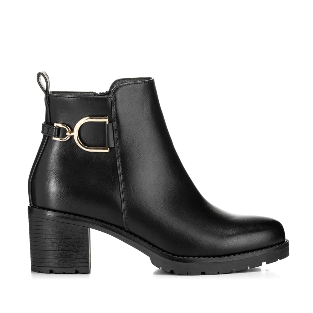 BOTINES TACO MUJER NEGRO WEIDE QBM05 1