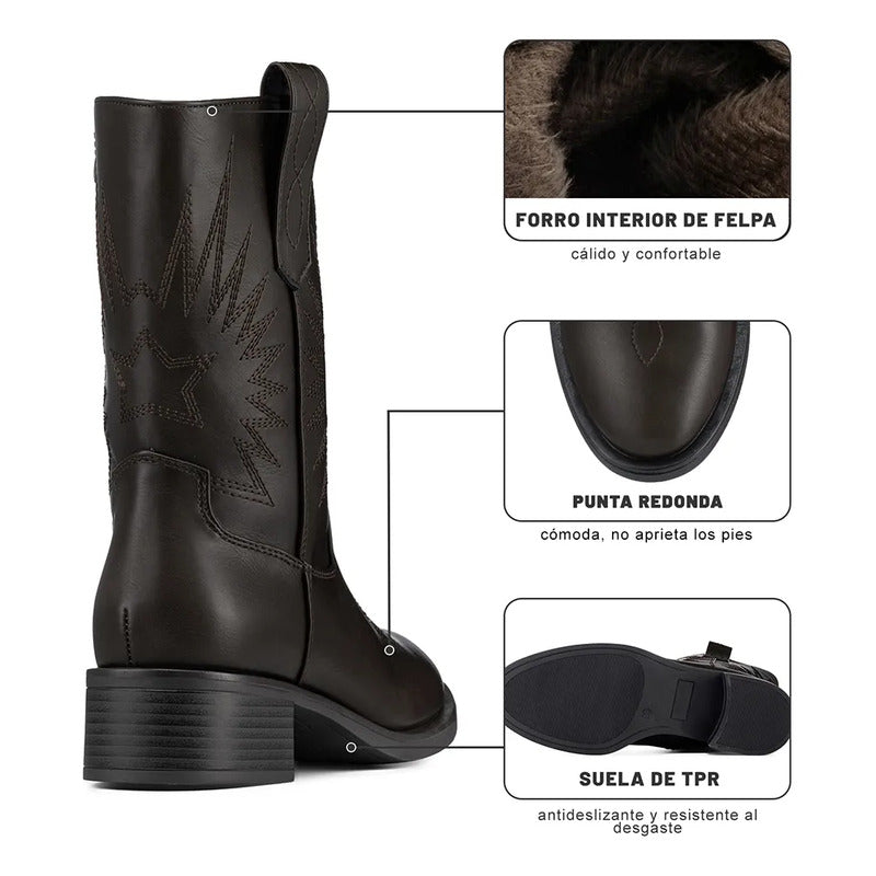 Botas Plataforma Mujer WEIDE DH92 4