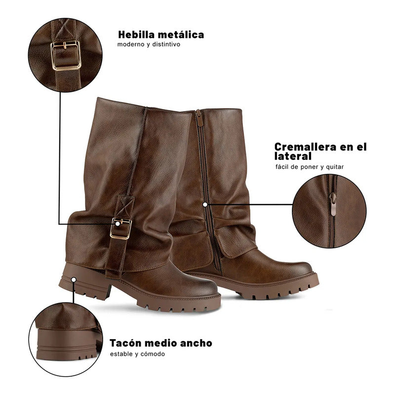 Botas Plataforma Mujer WEIDE ZS87 4