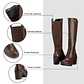 BOTAS TACO MUJER MARRON WEIDE ZS53 - Miniatura 6