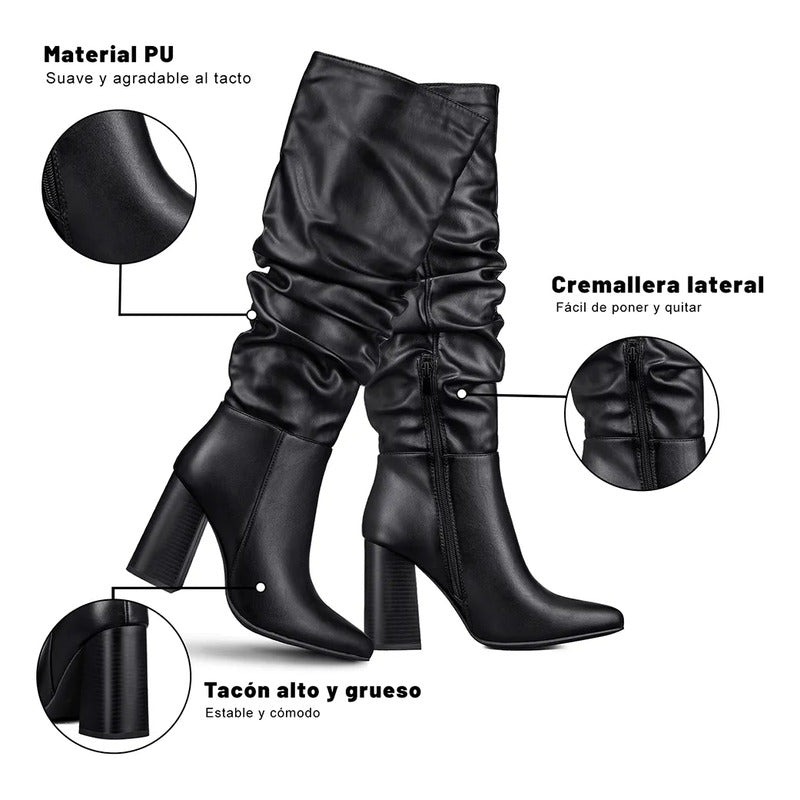 Botas Taco Mujer WEIDE CZY633 4