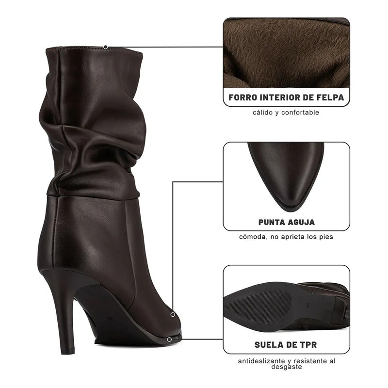 Botines Taco Mujer WEIDE QBM26 4