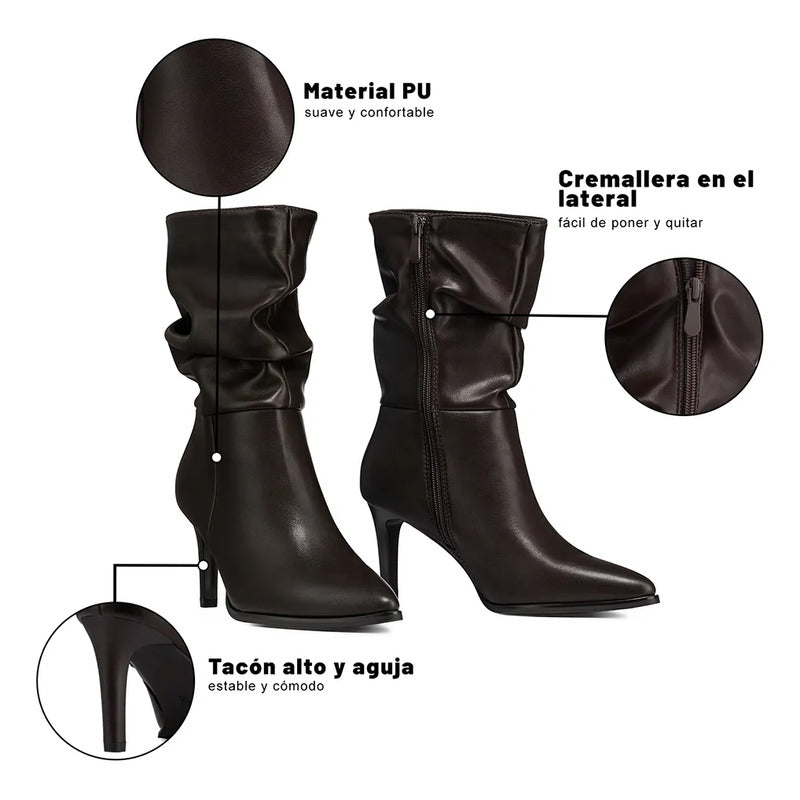 Botines Taco Mujer WEIDE QBM26 5