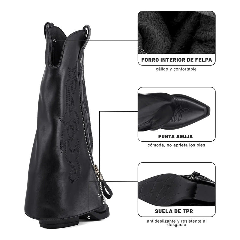 Botas Taco Mujer WEIDE QBM27 4