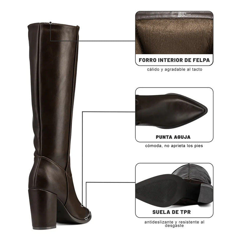 Botas Taco Mujer WEIDE QBM28 4