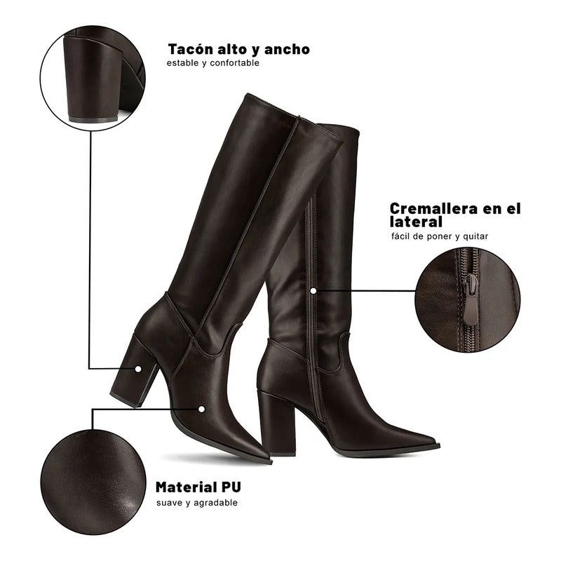 Botas Taco Mujer WEIDE QBM28 6