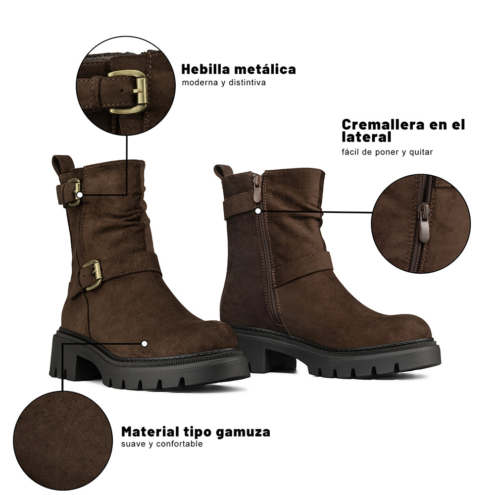 Botine Plataforma Mujer WEIDE CZY652 4