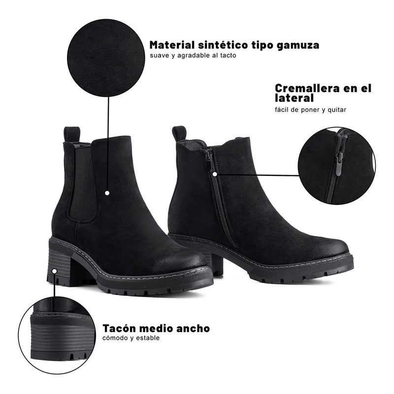 Botine Plataforma Mujer WEIDE ZS81 4