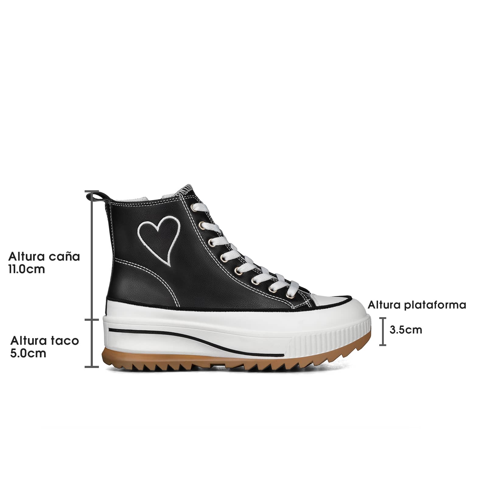 BOTINES MUJER PLATAFORMA WEIDE HX502 4