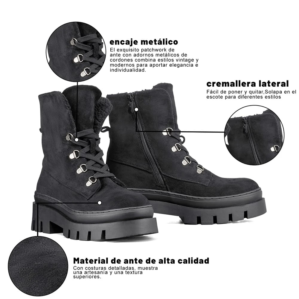 BOTINES MUJER PLATAFORMA WEIDE HX503 2