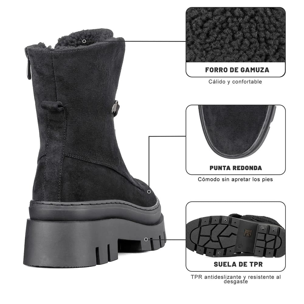 BOTINES MUJER PLATAFORMA WEIDE HX503 3