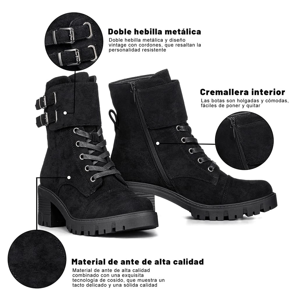 BOTINES MUJER PLATAFORMA WEIDE HX505 3