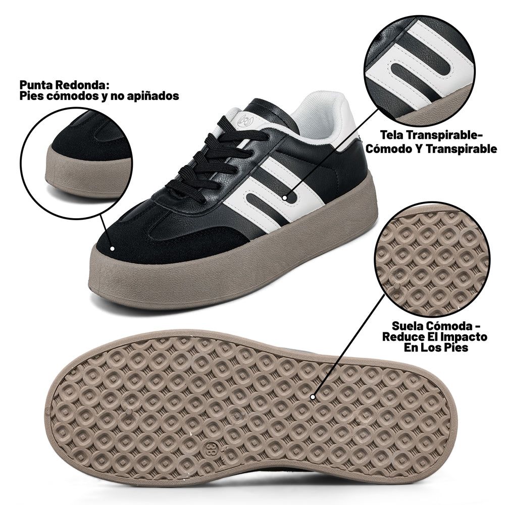 ZAPATILLAS MUJER PLATAFORMA WEIDE LT203 3