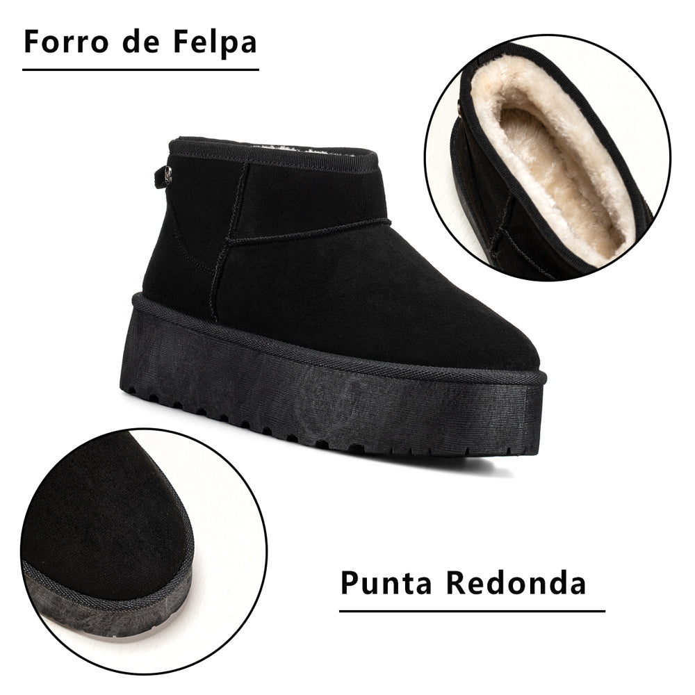 BOTAS DE NIEVE MUJER NEGRO LT123 4